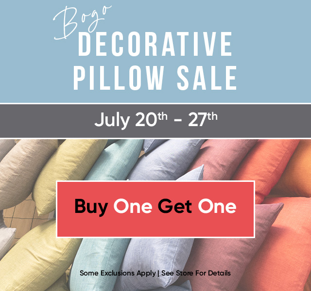 BOGO Decorative Pillow Sale July 20th - 27th Buy One Get One 