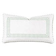 BLASS TICKING DECORATIVE PILLOW IN LEAF