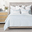 BLASS TICKING DUVET COVER IN SKY