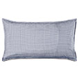 MALAYA GINGHAM KING SHAM IN NAVY