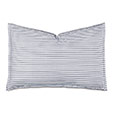 BLASS TICKING QUEEN SHAM IN NAVY