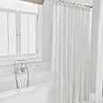 BLASS TICKING SHOWER CURTAIN IN LEAF