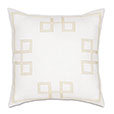 Resort Shell Fret Accent Pillow