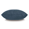 Tabitha Metallic Drip Decorative Pillow in Marine