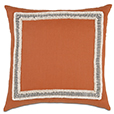 Bowie Mitered Trim Decorative Pillow