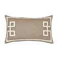 Resort Bisque Fret Accent Pillow