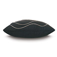 Banks Abstract Decorative Pillow In Black