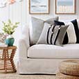 Persea Broken Stripe Decorative Pillow