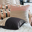 Arwen Pleated Decorative Pillow in Black