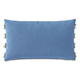 Nocatee Fringe Decorative Pillow in Blue