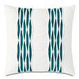 Tamaya Pintuck Decorative Pillow in Teal