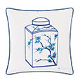 Porcelain Canister Decorative Pillow