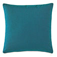 Kaleidoscope Applique Decorative Pillow in Teal