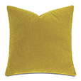 Capra Faux Mohair Decorative Pillow in Citron