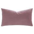 Capra Faux Mohair Decorative Pillow in Mauve