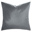 Nevin Vegan Leather Decorative Pillow in Dark Gray