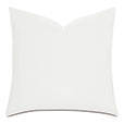 Nevin Vegan Leather Decorative Pillow in Cloud