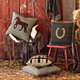 Gable Horseshoe Decorative Pillow