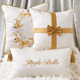 Glisten Handpainted Decorative Pillow