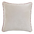 Ladue Faux Suede Accent Pillow In Taupe