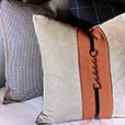 Ladue Houndstooth Accent Pillow In Indigo