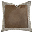 Carmel Leather Decorative Pillow