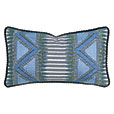 CORONA DEL MAR EMBROIDERED DECORATIVE PILLOW