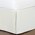 Breeze Linen Bed Skirt In Shell