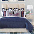 Newport Border Standard Sham In Indigo