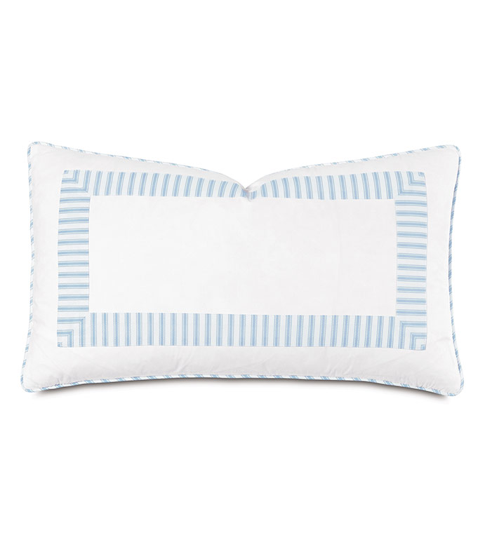 BLASS TICKING DECORATIVE PILLOW IN SKY