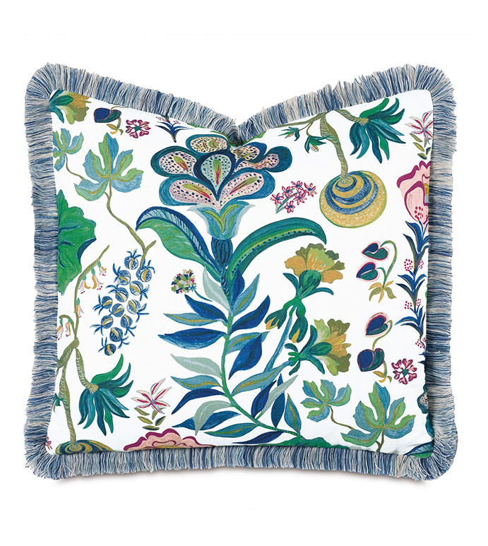 Longwood Floral Decorative Pillow