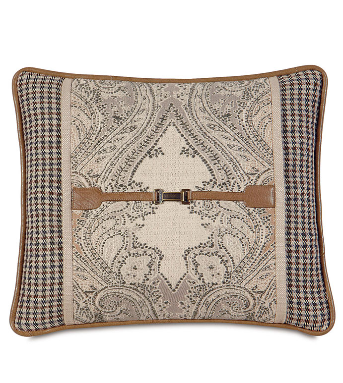 Aiden Buckle Decorative Pillow