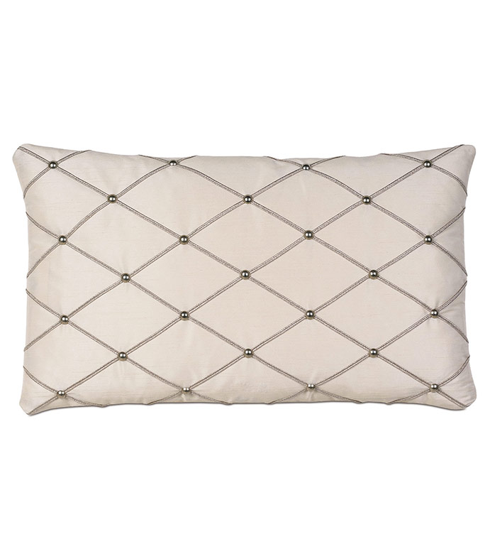 Alaia Criss-cross Decorative Pillow