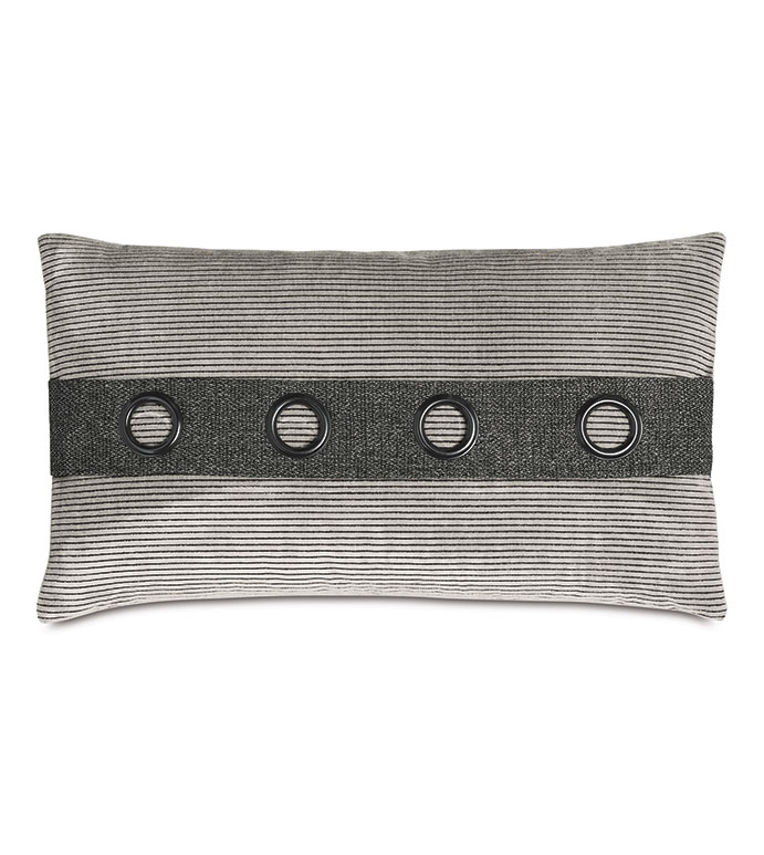 Enoch Grommets Decorative Pillow