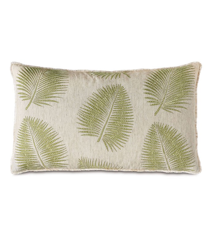 Areca Palm Leaf Decorative Pillow