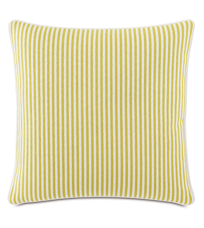 Villa Reversible Decorative Pillow in Lemon