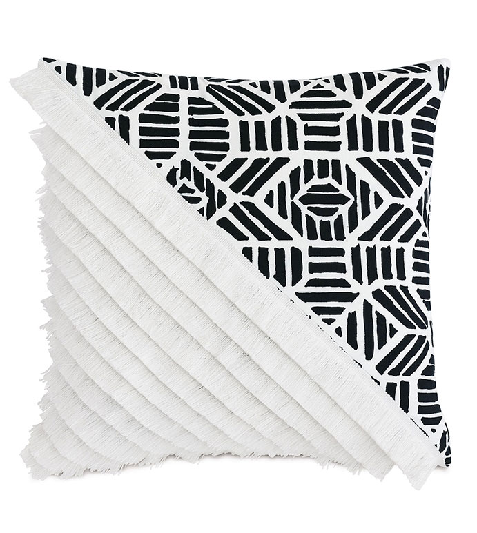 Madaba Colorblock Decorative Pillow (Left)