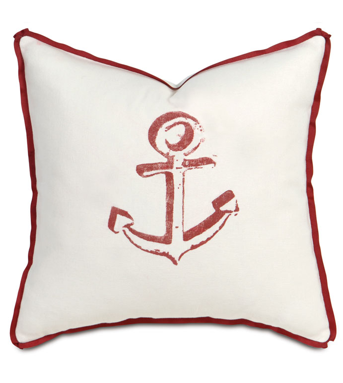 Anchor Block-Printed/Filly White