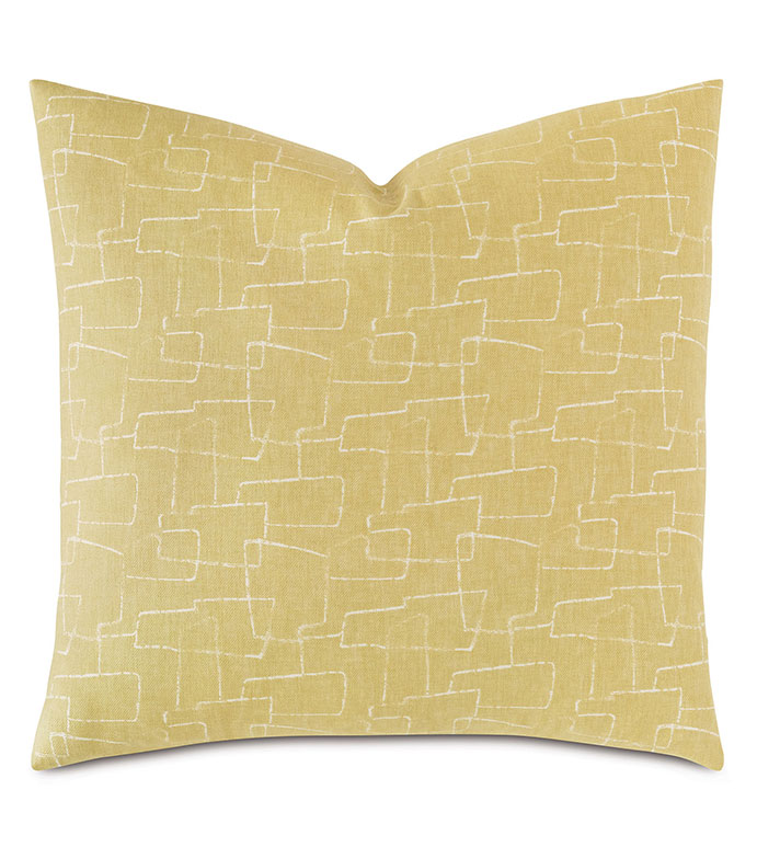 Twin Palms Abstract Decorative Pillow