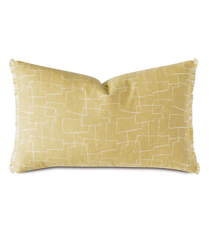 Twin Palms Abstract Decorative Pillow