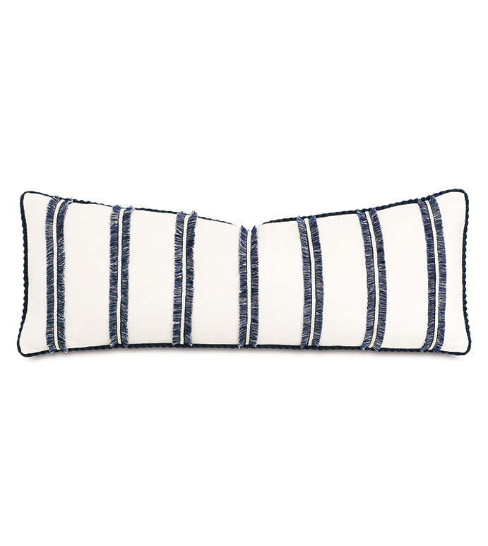 Corona Del Mar Brush Fringe Decorative Pillow