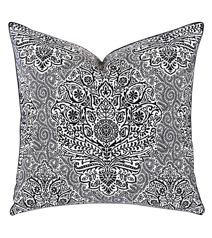 Spectator Damask Decorative Pillow