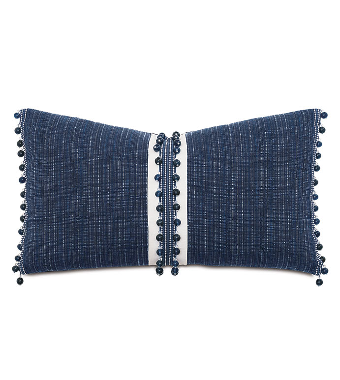 Mykonos Beaded Decorative Pillow