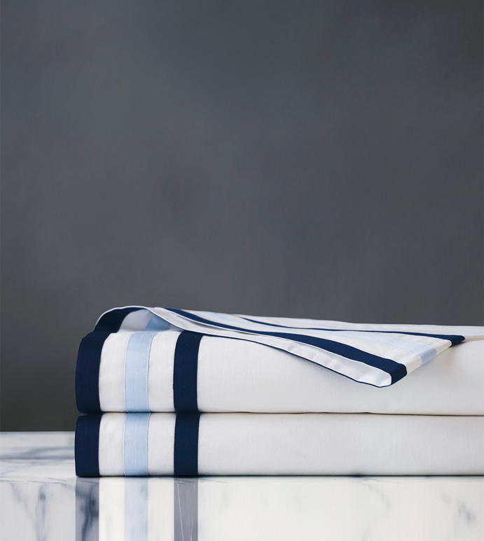 Watermill Indigo Flat Sheet