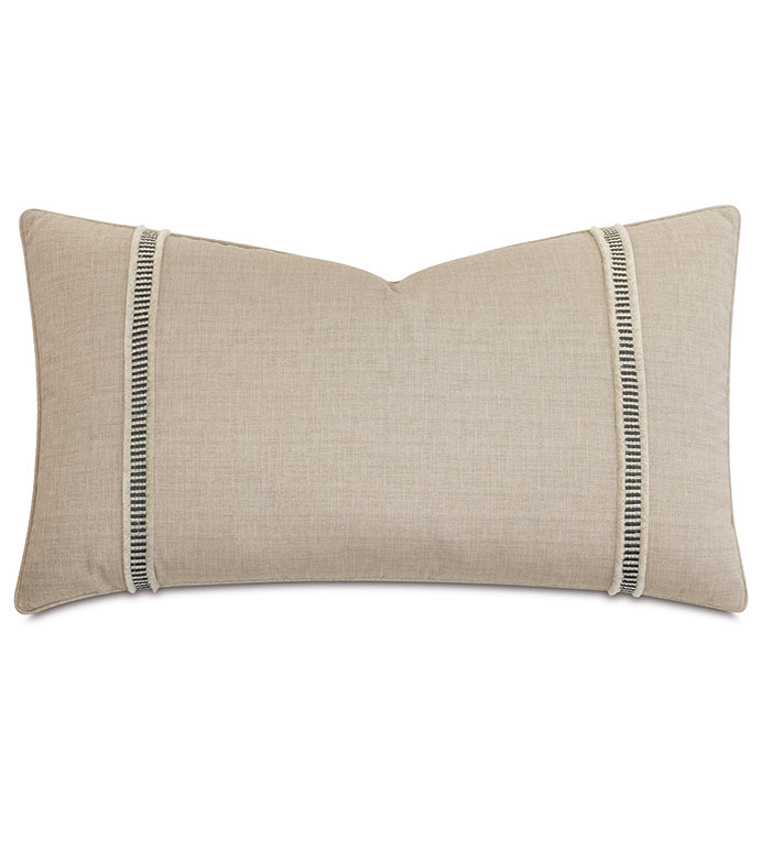 Carmel Textured Border King Sham