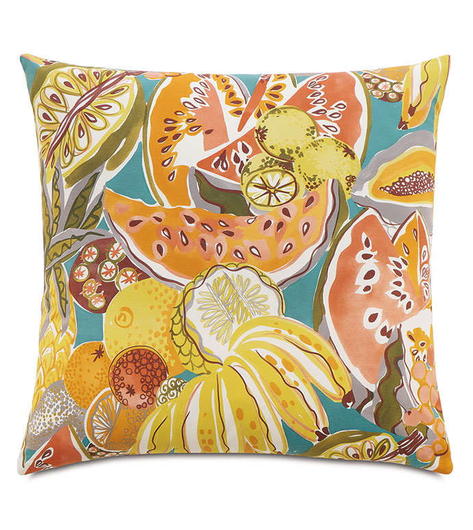 Belize Tropical Decorative Pillow