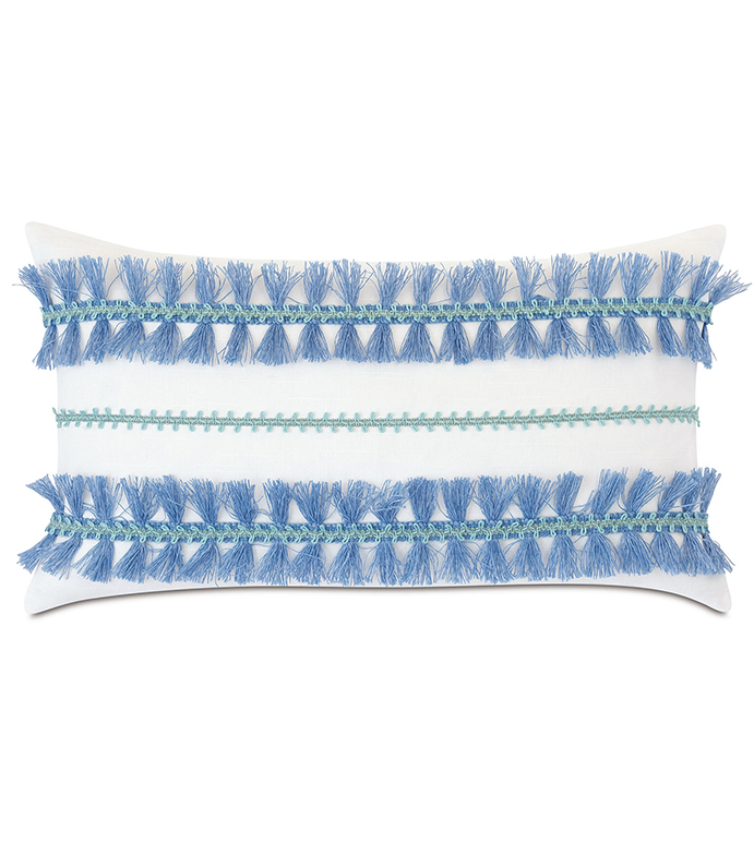 Castaway Trim Application Decorative Pillow