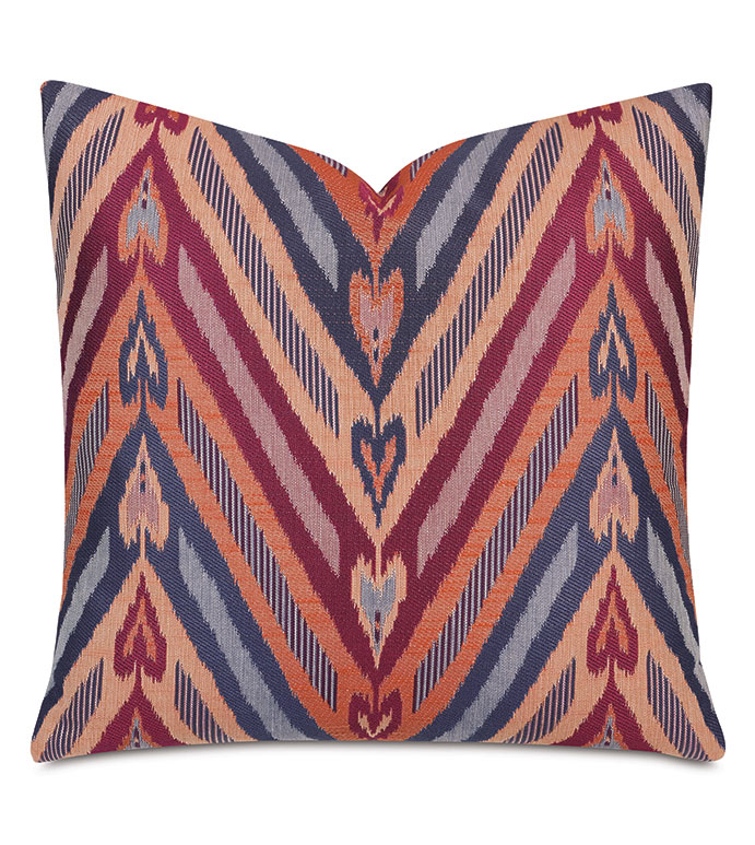 Comparsa Woven Heart Decorative Pillow