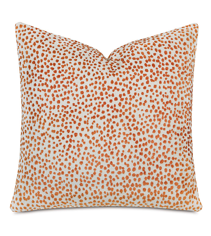 Tapir Decorative Pillow In Orange