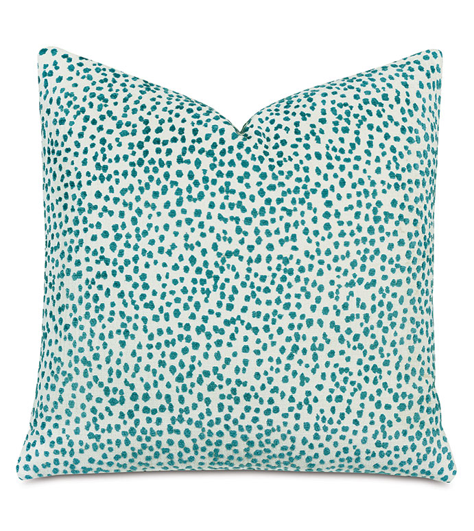 Tapir Decorative Pillow In Teal